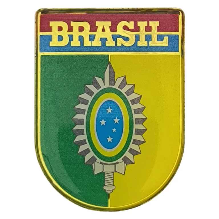 DISTINTIVO RESINADO DE BOLSO OM BRASIL