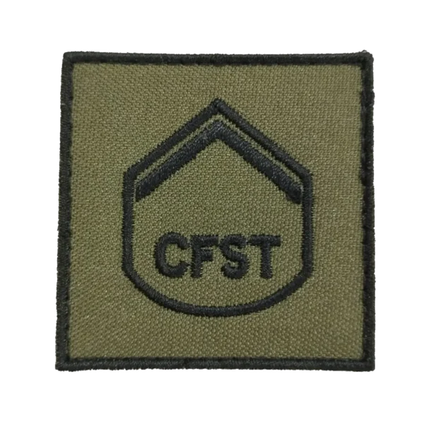 INSÍGNIA GRADUAÇÃO ALUNO/SOLDADO CURSO DE FORMAÇÃO DE SARGENTOS (CFST)