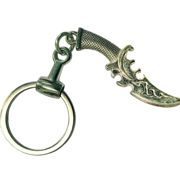 CHAVEIRO FACA METAL PRATA