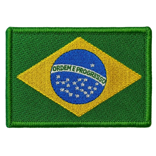 BANDEIRA BORDADA BRASIL