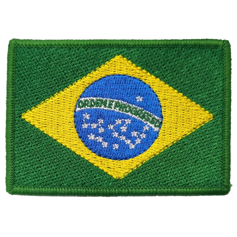 BANDEIRA BORDADA BRASIL