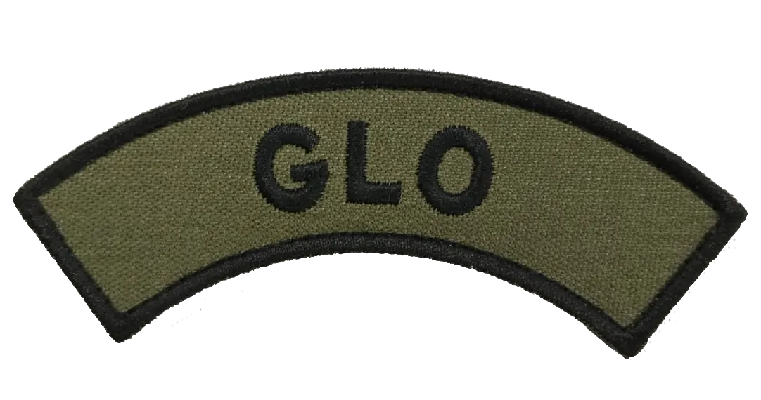 DISTINTIVO BORDADO MANICACA GARANTIA DA LEI E DA ORDEM - GLO