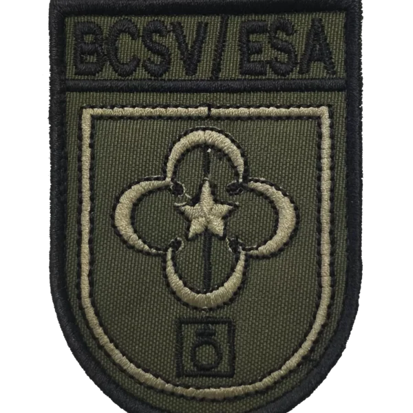DISTINTIVO DE BRAÇO (DOM) BATALHÃO DE COMANDO E SERVIÇOS (BCSV) da ESAO