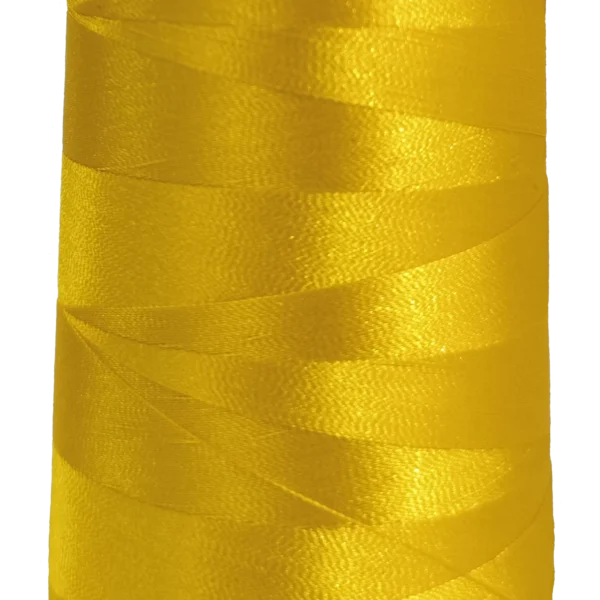 LINHA AMARELA DE BORDAR EM POLIESTER COM 5000M/CONE