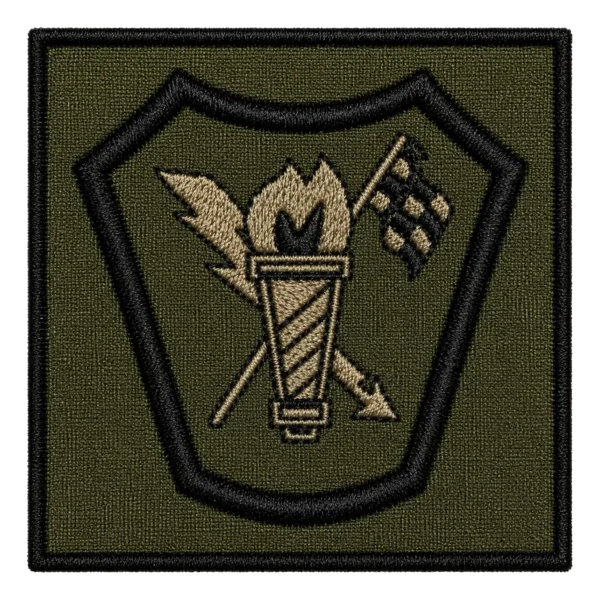 INSÍGNIA BORDADA CURSO AUXILIAR DE PRECURSOR