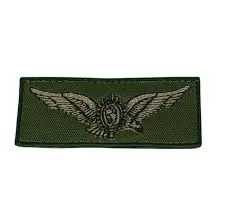 INSÍGNIA BORDADA PEITO PILOTO AVIAÇÃO EXÉRCITO