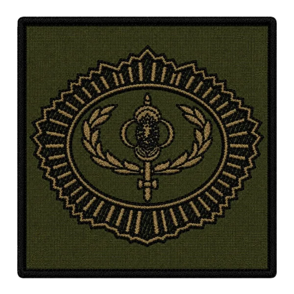INSÍGNIA BORDADA CURSO DE ADJUNTO DE COMANDO(USO FORA DO EXERCÍCIO DA FUNÇÃO)