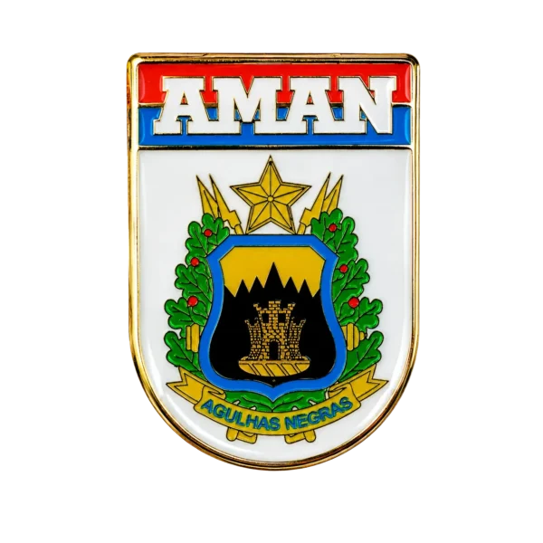 DISTINTIVO RESINADO DE BOLSO OM AMAN