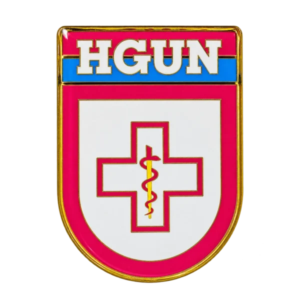 DISTINTIVO RESINADO DE BOLSO OM HGUN